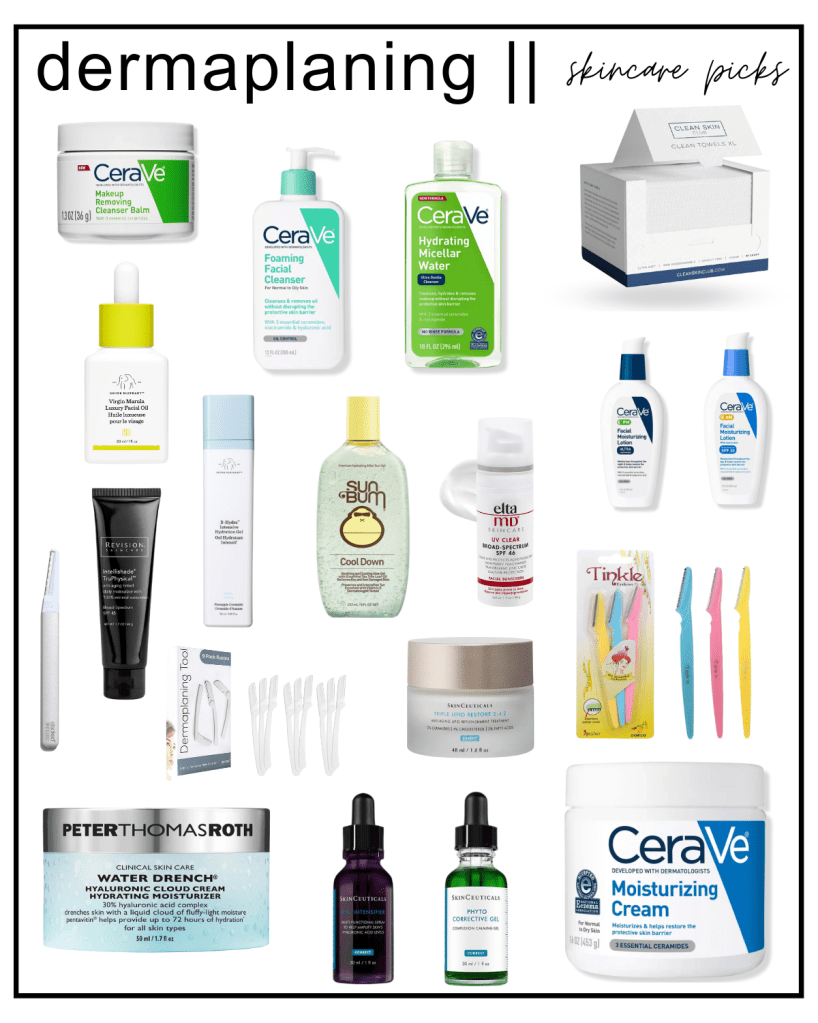 dermaplaning skincare picks